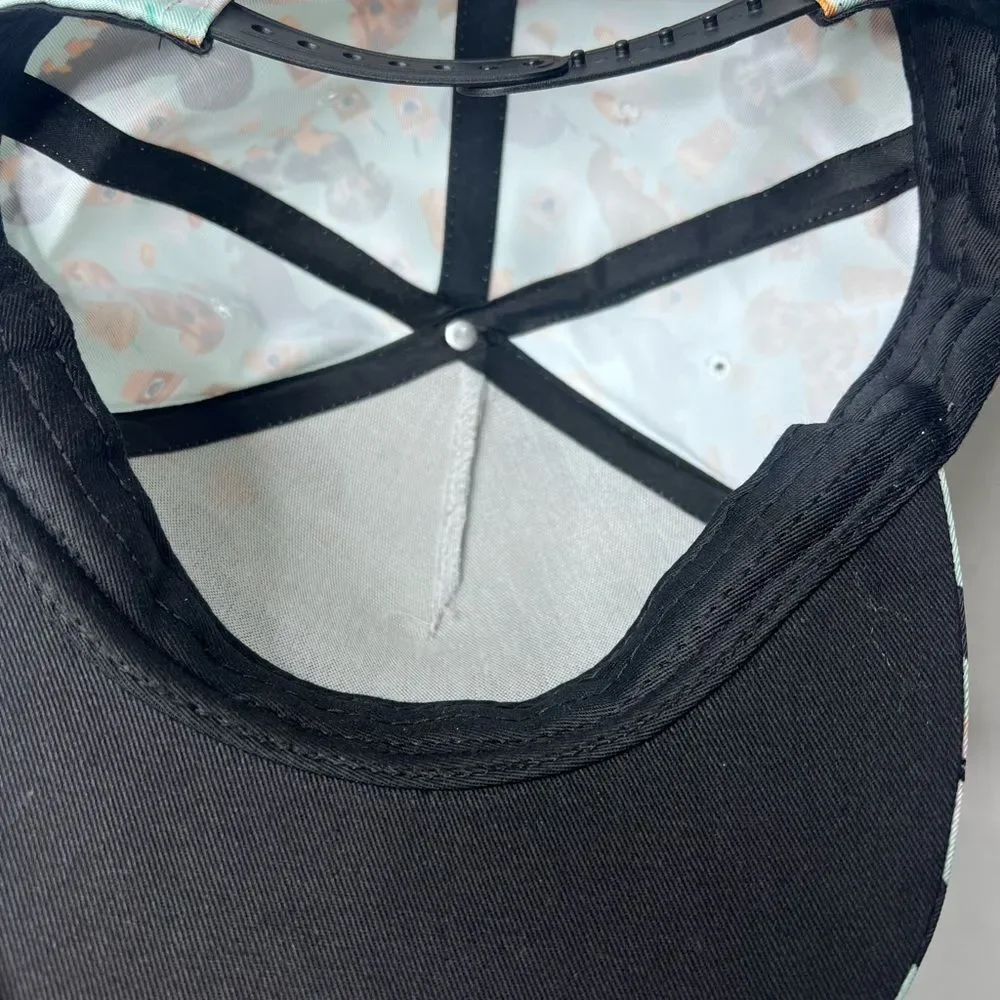SnapBack Dachshund & Coffee Lover Hat Starbucks Dog Preppy quiet luxury Hamptons